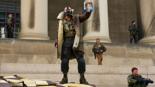 Donald Trump’s inauguration speech evokes fellow man of the people Bane